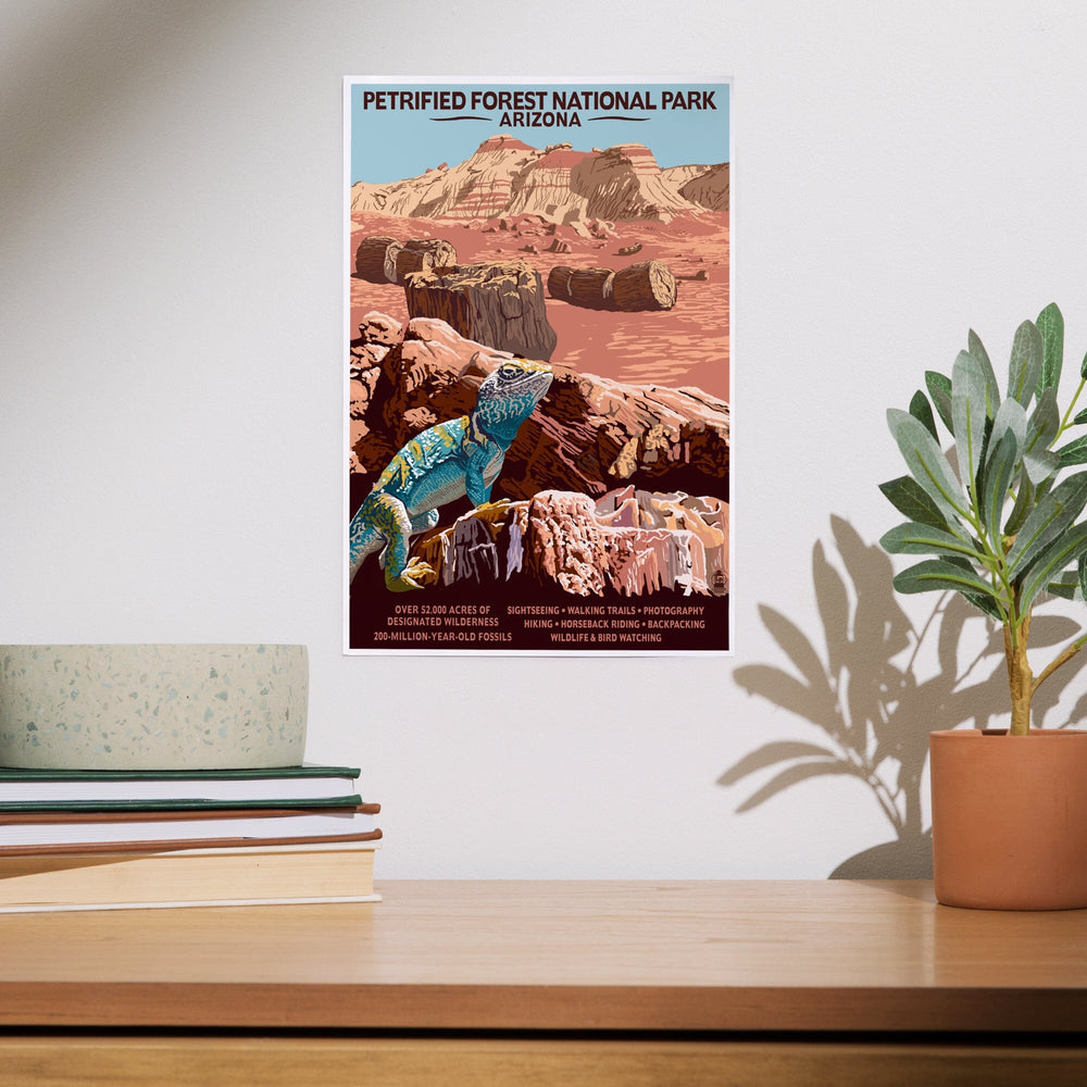 Petrified Forest National Park, Arizona, Art & Giclee Prints Art Lantern Press