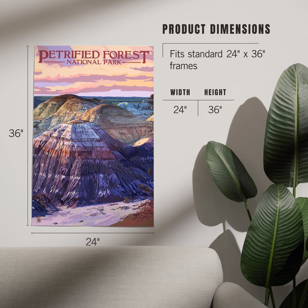Petrified Forest National Park, Arizona, Chinle Formation, Art & Giclee Prints Art Lantern Press