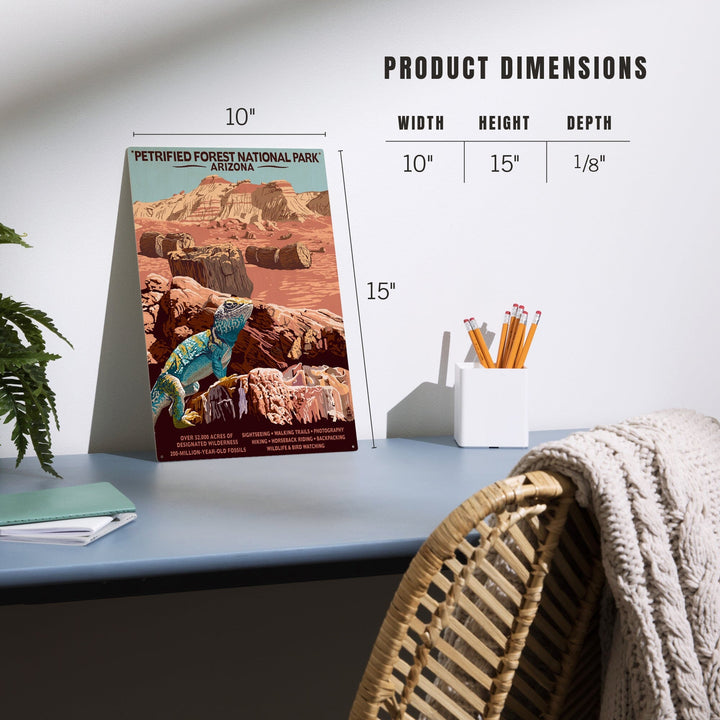 Petrified Forest National Park, Arizona, Lantern Press Artwork, Wood Signs and Postcards Wood Lantern Press