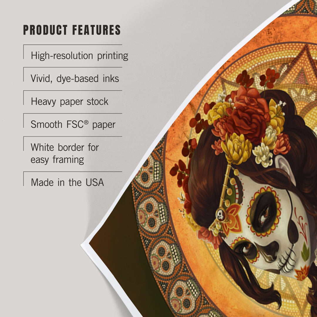 Phoenix, Arizona, Day of the Dead Marionettes, Art & Giclee Prints Art Lantern Press