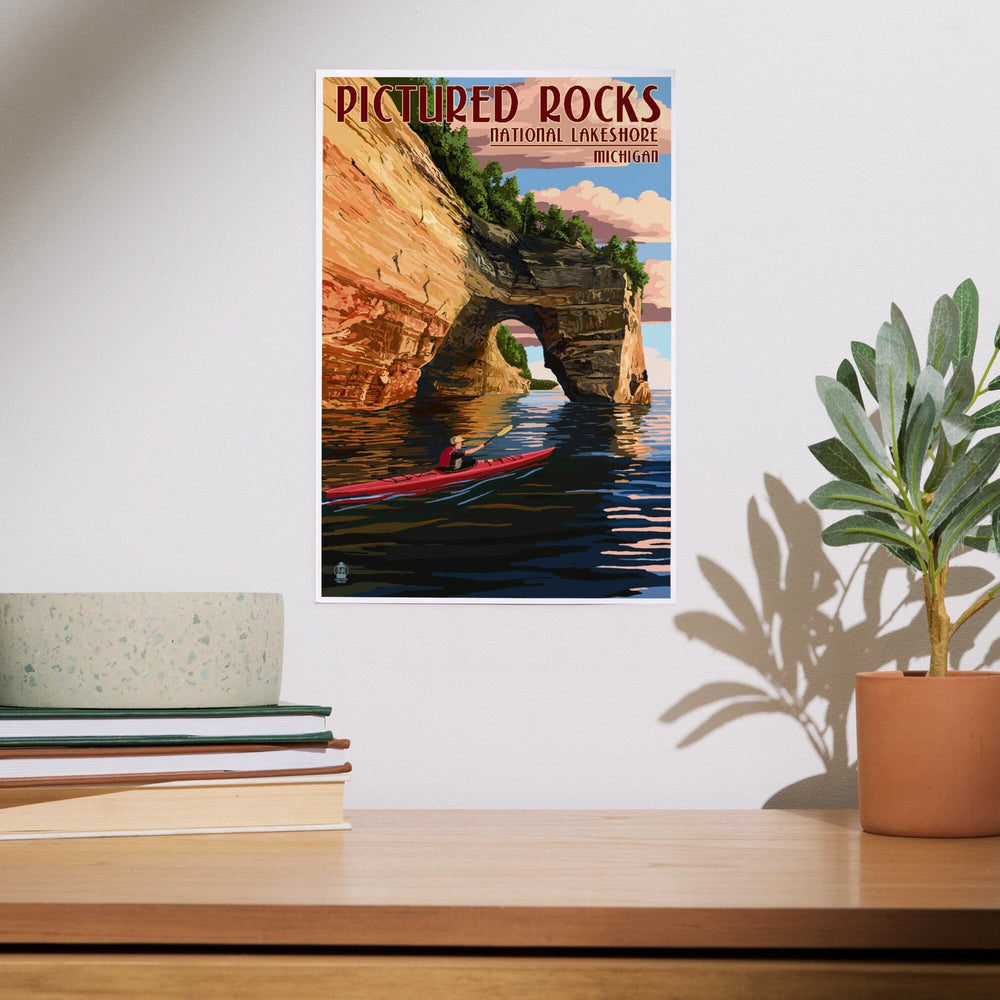 Pictured Rocks National Lakeshore, Michigan, Art & Giclee Prints Art Lantern Press