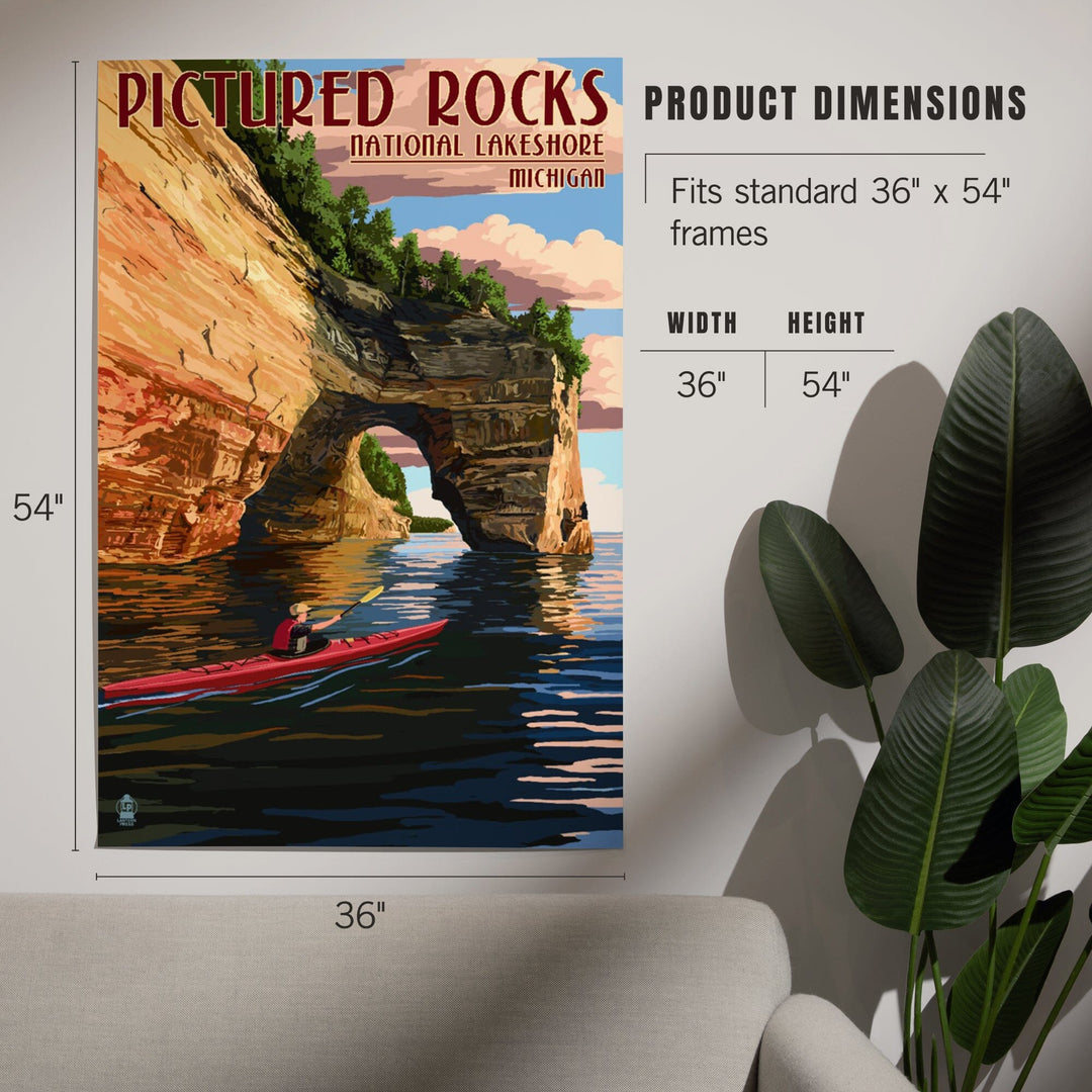Pictured Rocks National Lakeshore, Michigan, Art & Giclee Prints Art Lantern Press