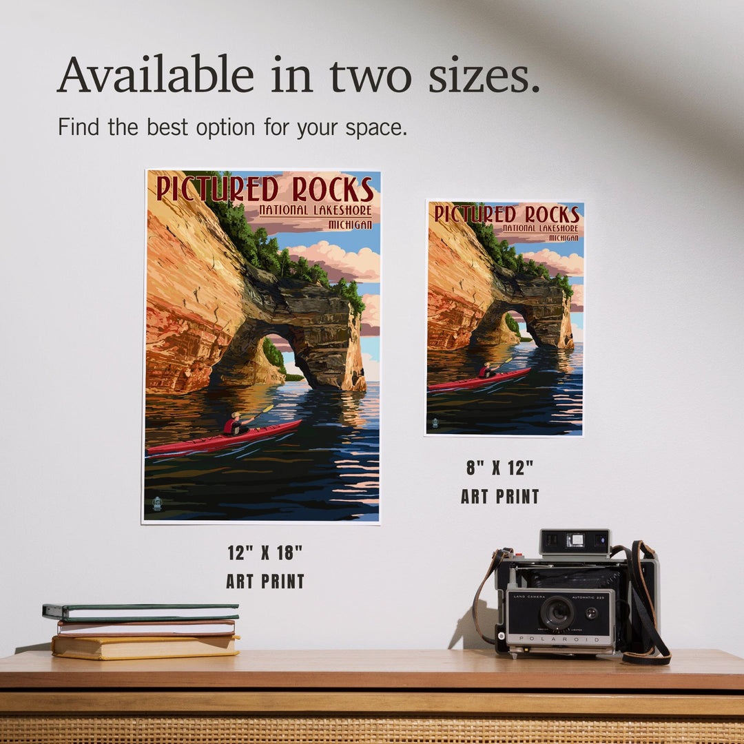 Pictured Rocks National Lakeshore, Michigan, Art & Giclee Prints Art Lantern Press