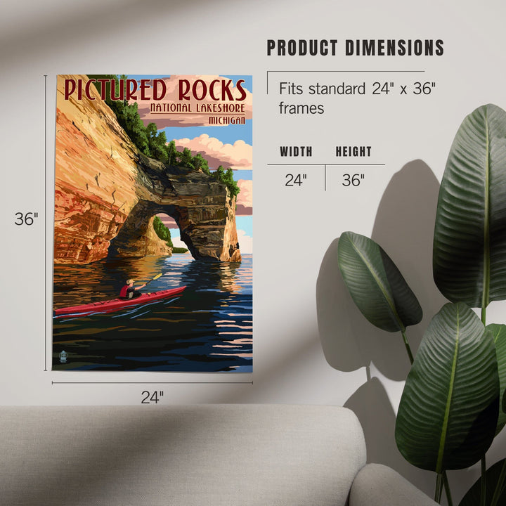 Pictured Rocks National Lakeshore, Michigan, Art & Giclee Prints Art Lantern Press