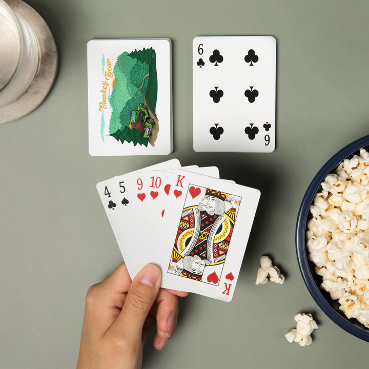 Playing Cards, Smokey Bear Driving, Officially Licensed, 52 Card Deck with Jokers in Box, Unique Art Cards Lantern Press