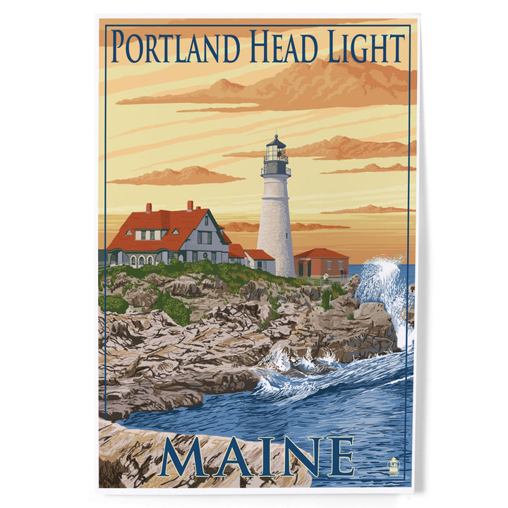 Portland, Maine, Portland Head Light, Art & Giclee Prints Art Lantern Press