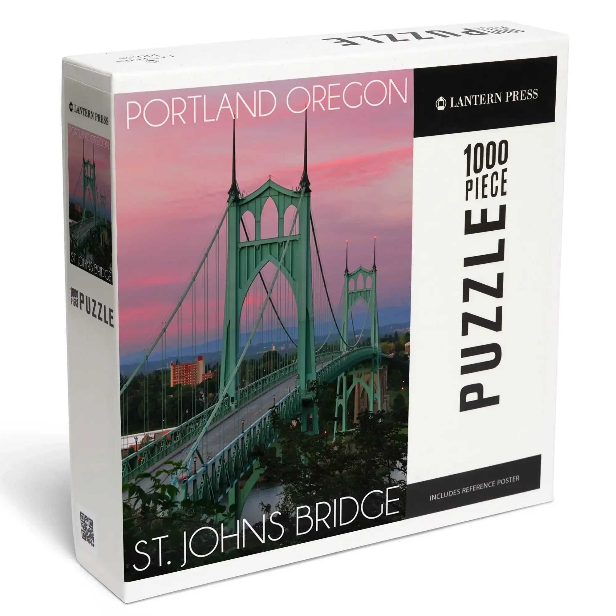 Portland, Oregon, St. Johns Bridge Sunset, 1000 piece jigsaw