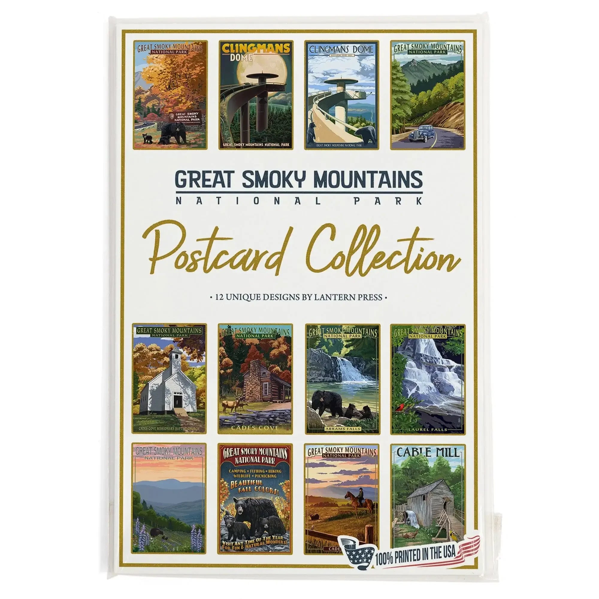Postcards, Great Smoky Mountain National Park, Tennessee Set, 12