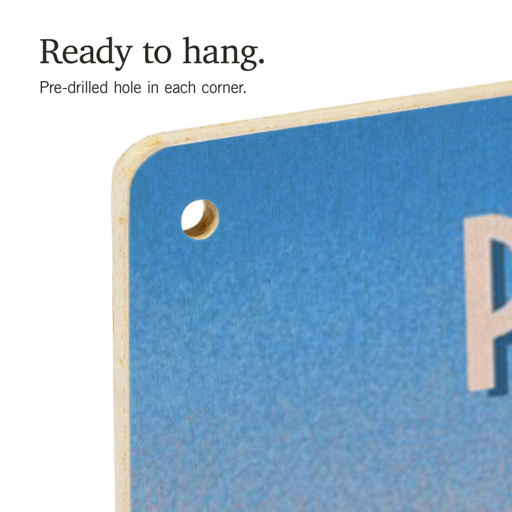 Prepare for Takeoff, Skis In Snowbank, Wood Signs and Postcards Wood Lantern Press