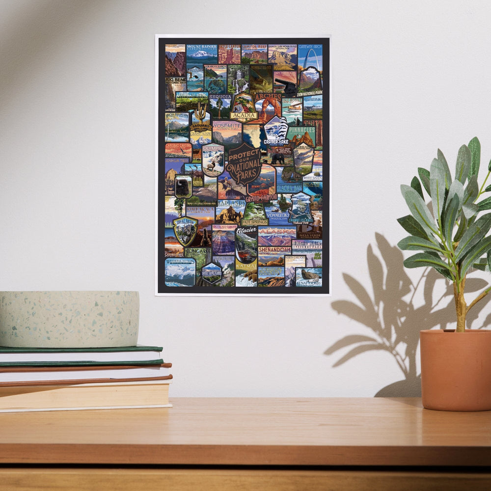 Protect Our National Parks, Collage, Art & Giclee Prints Art Lantern Press