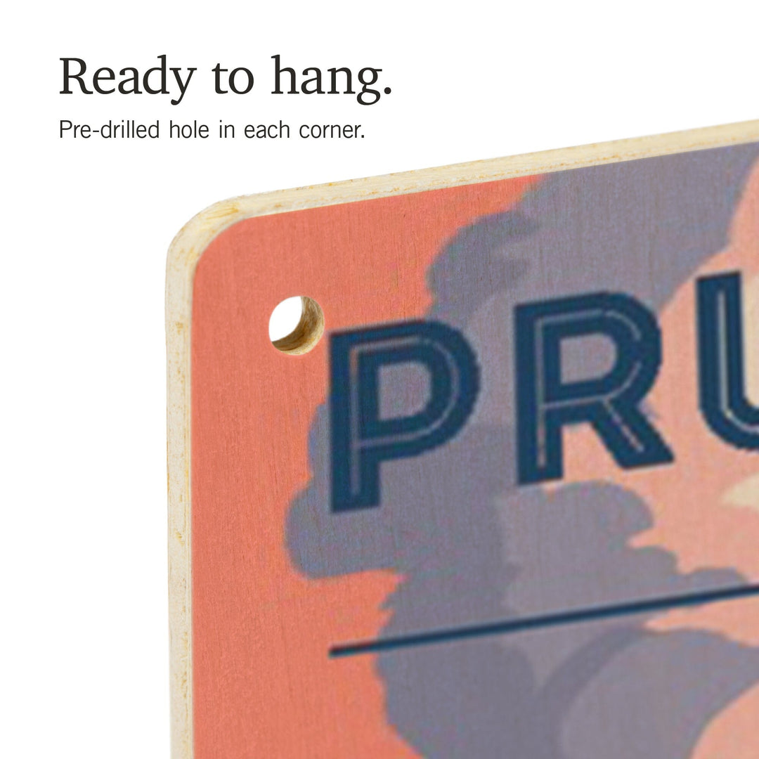 Prudence Island, Rhode Island, Lighthouse, Lantern Press Artwork, Wood Signs and Postcards Wood Lantern Press