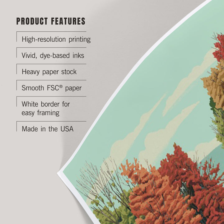 Quiet Explorer, Boating, Mountain Art Lantern Press