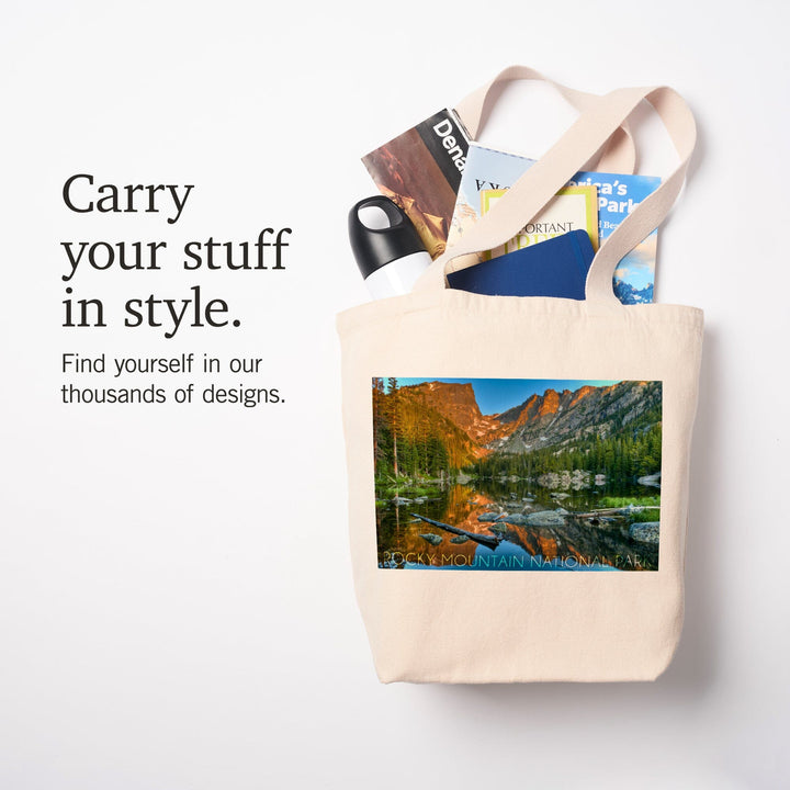 Rocky Mountain National Park, Colorado, Dream Lake Day, Tote Bag Totes Lantern Press