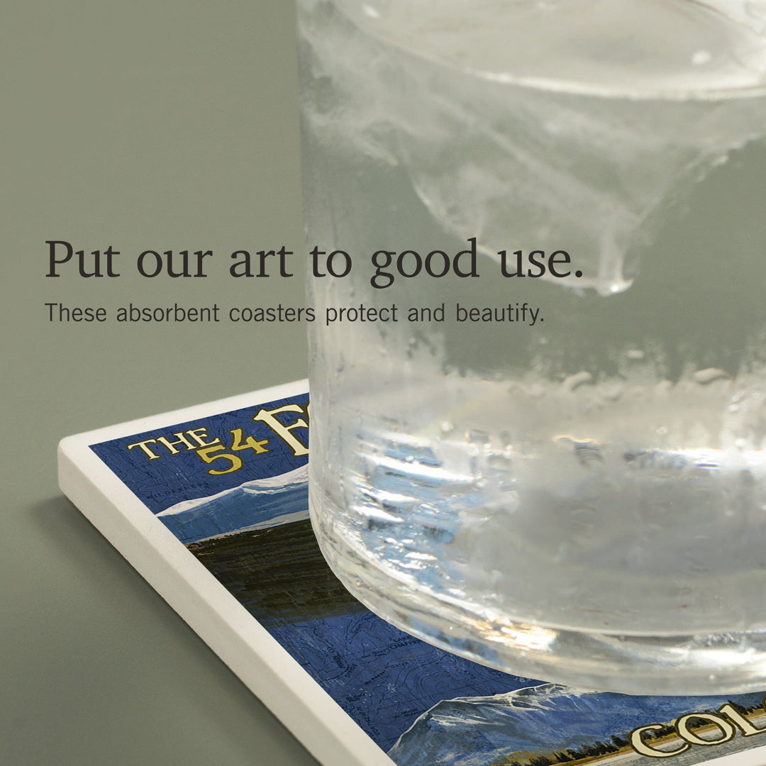 Rocky Mountain National Park, Colorado, The Fourteeners, Coasters Coasters Lantern Press