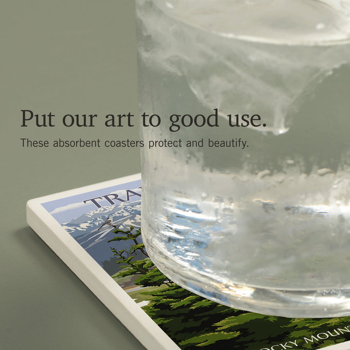 Rocky Mountain National Park, Colorado, Trail Ridge Road, Coasters Coasters Lantern Press