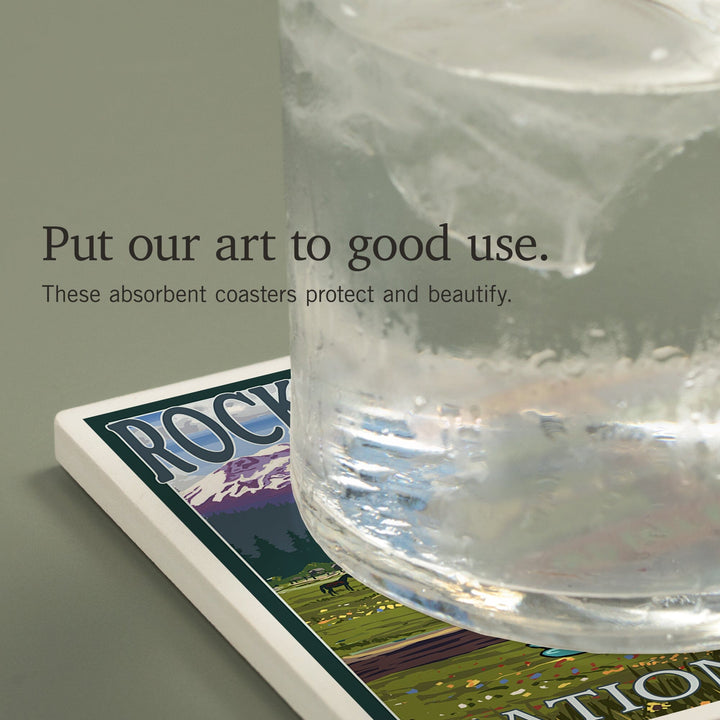 Rocky Mountain National Park, Colorado, Trail Ridge Road, Destination Signpost Press, Coasters Coasters Lantern Press