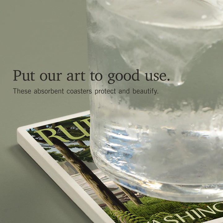 Ruby Beach, Washington Coast, Coasters Coasters Lantern Press