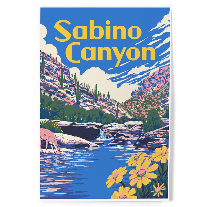 Sabino Canyon, Arizona, Explorer Series, Art & Giclee Prints Art Lantern Press