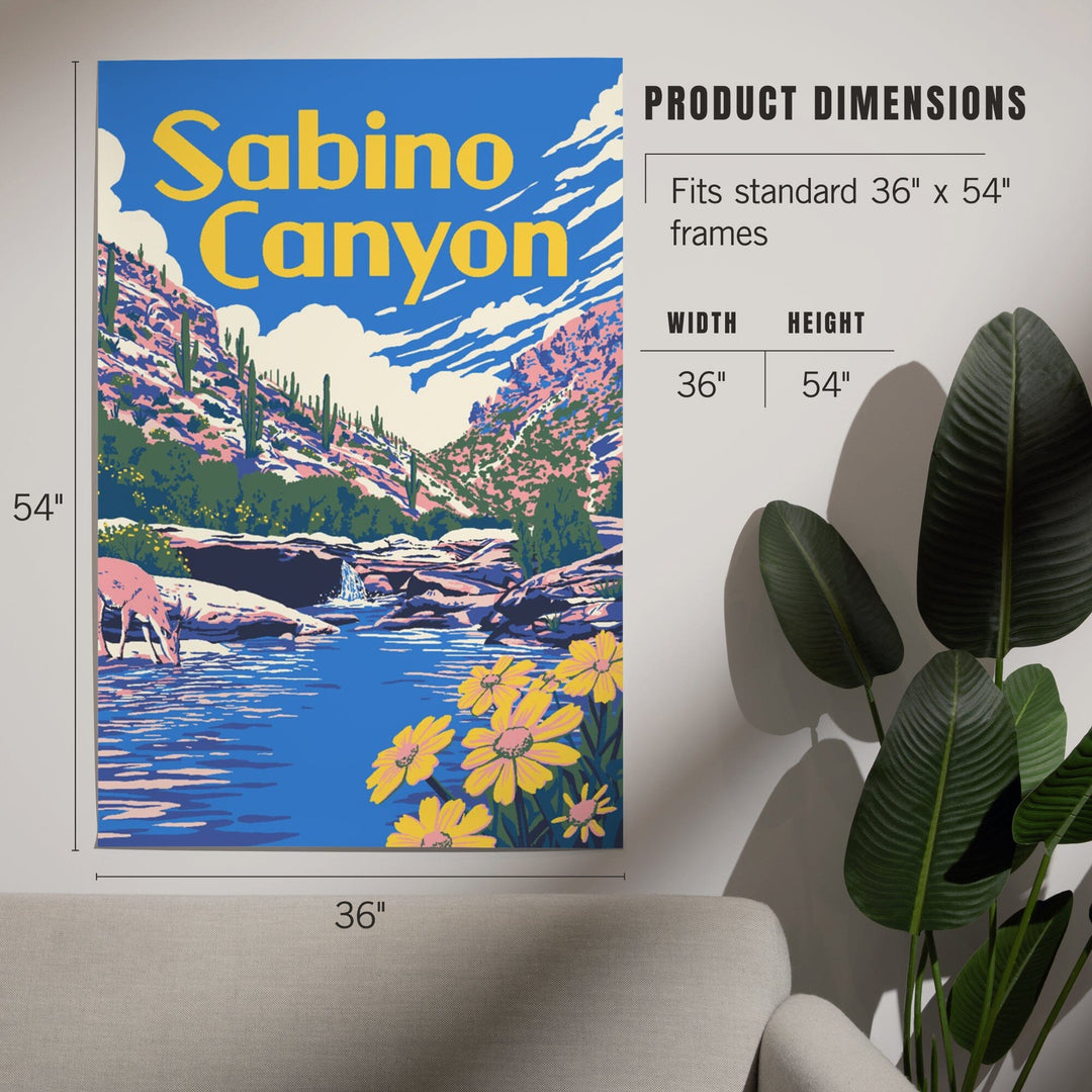 Sabino Canyon, Arizona, Explorer Series, Art & Giclee Prints Art Lantern Press