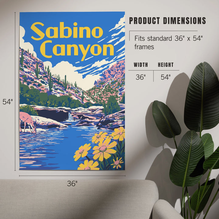 Sabino Canyon, Arizona, Explorer Series, Art & Giclee Prints Art Lantern Press
