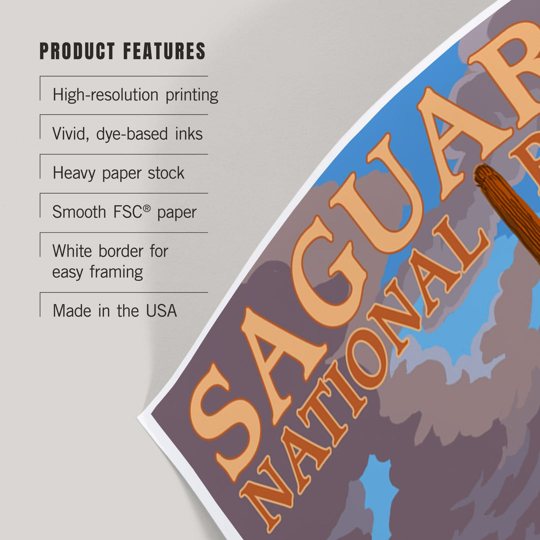 Saguaro National Park, Javelina, Art & Giclee Prints Art Lantern Press