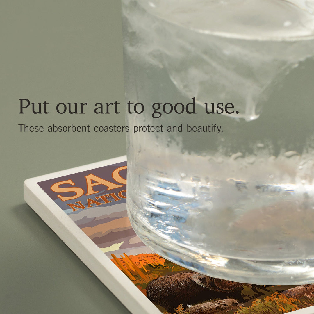 Saguaro National Park, Javelina, Coasters Coasters Lantern Press