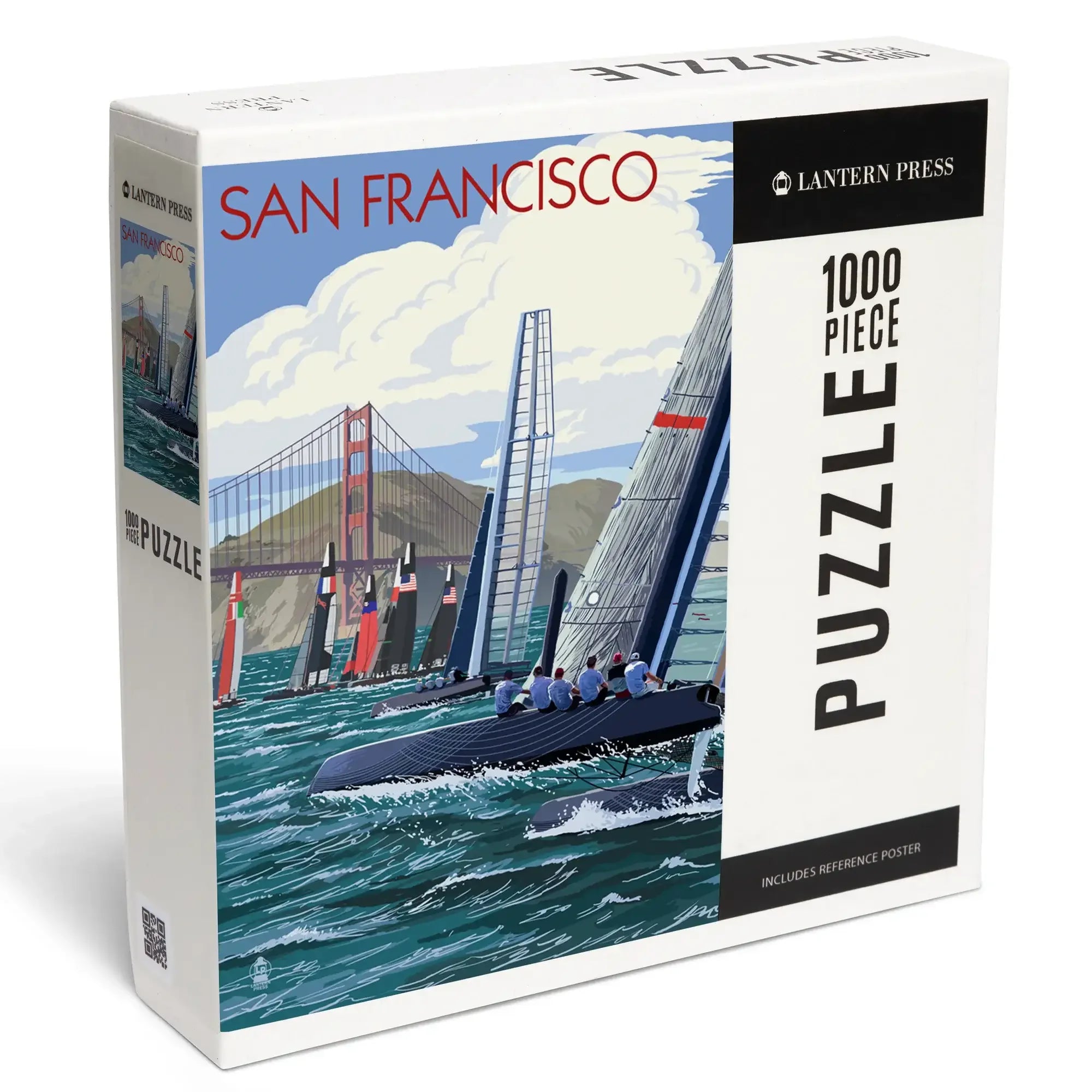 San Francisco, California, Sailboat Race, 1000 piece jigsaw puzzle