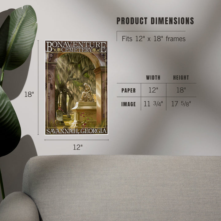 Savannah, Georgia, Bonaventure Cemetery, Art & Giclee Prints Art Lantern Press