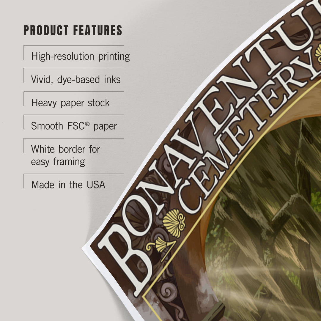 Savannah, Georgia, Bonaventure Cemetery, Art & Giclee Prints Art Lantern Press