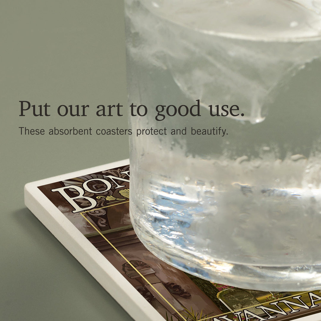 Savannah, Georgia, Bonaventure Cemetery, Coasters Coasters Lantern Press