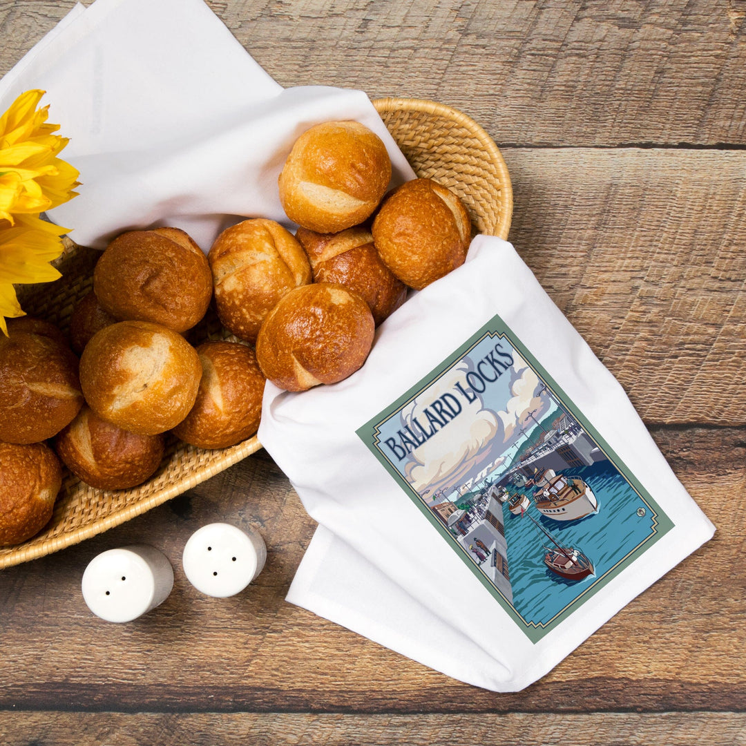 Seattle, Washington, Ballard Locks, Jigsaw Puzzle Kitchen Lantern Press