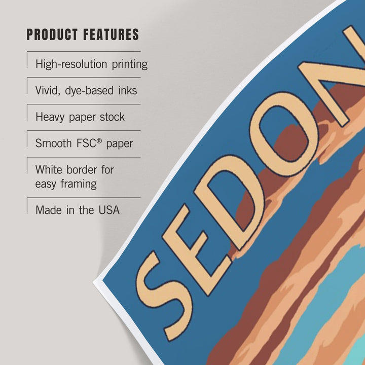 Sedona, Arizona, Organ Pipe Cactus, Art & Giclee Prints Art Lantern Press