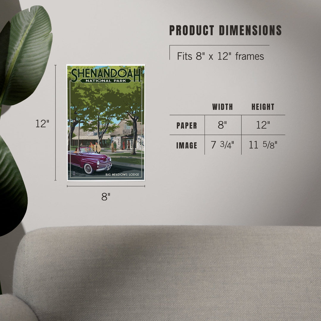 Shenandoah National Park, Virginia, Big Meadows Lodge, Art & Giclee Prints Art Lantern Press
