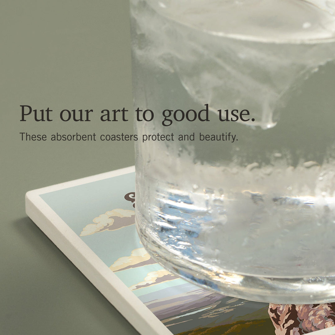 Shenandoah National Park, Virginia, Painterly National Park Series, Coasters Coasters Lantern Press