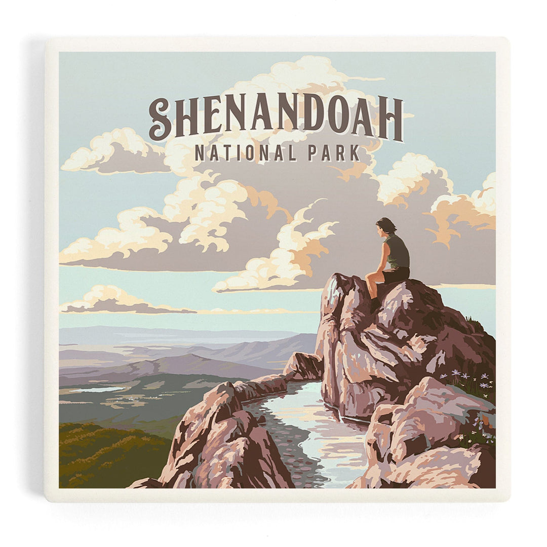 Shenandoah National Park, Virginia, Painterly National Park Series, Coasters Coasters Lantern Press