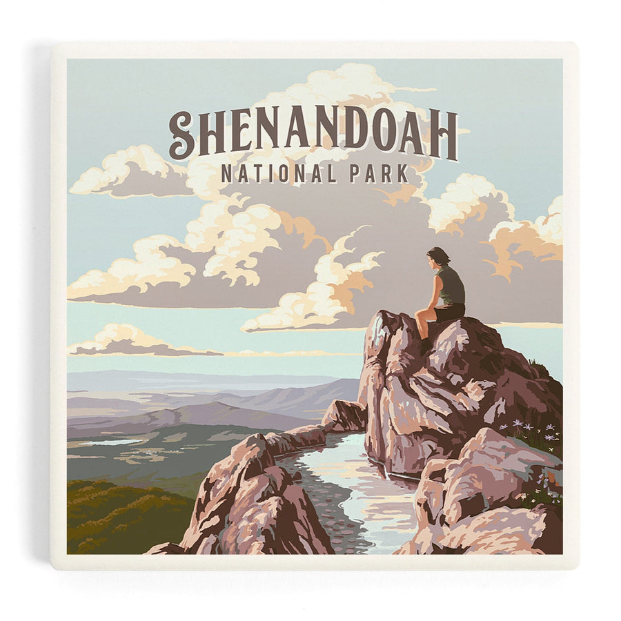 Shenandoah National Park, Virginia, Painterly National Park Series, Coasters Coasters Lantern Press