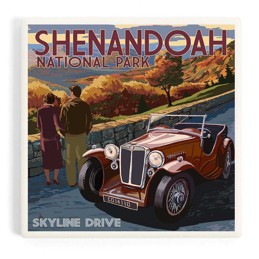 Shenandoah National Park, Virginia, Skyline Drive, Coasters Coasters Lantern Press