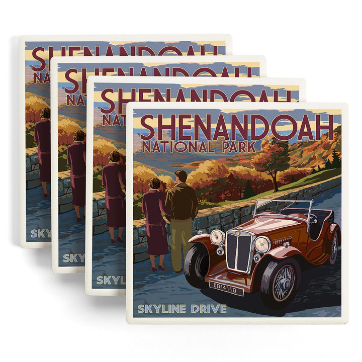 Shenandoah National Park, Virginia, Skyline Drive, Coasters Coasters Lantern Press