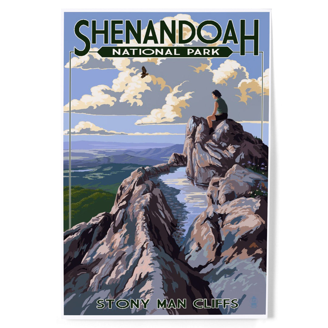 Shenandoah National Park, Virginia, Stony Man Cliffs View, Art & Giclee Prints Art Lantern Press