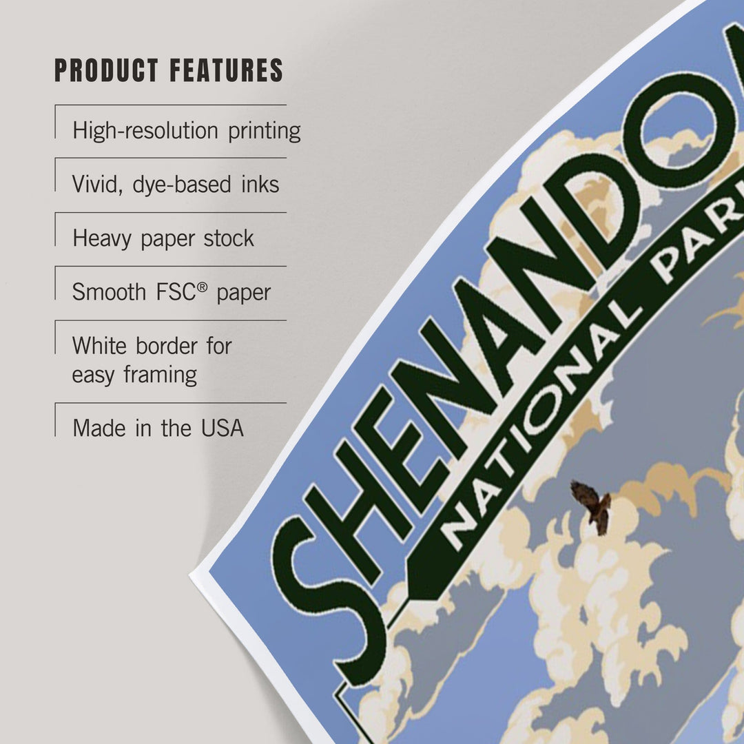 Shenandoah National Park, Virginia, Stony Man Cliffs View, Art & Giclee Prints Art Lantern Press