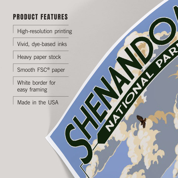Shenandoah National Park, Virginia, Stony Man Cliffs View, Art & Giclee Prints Art Lantern Press