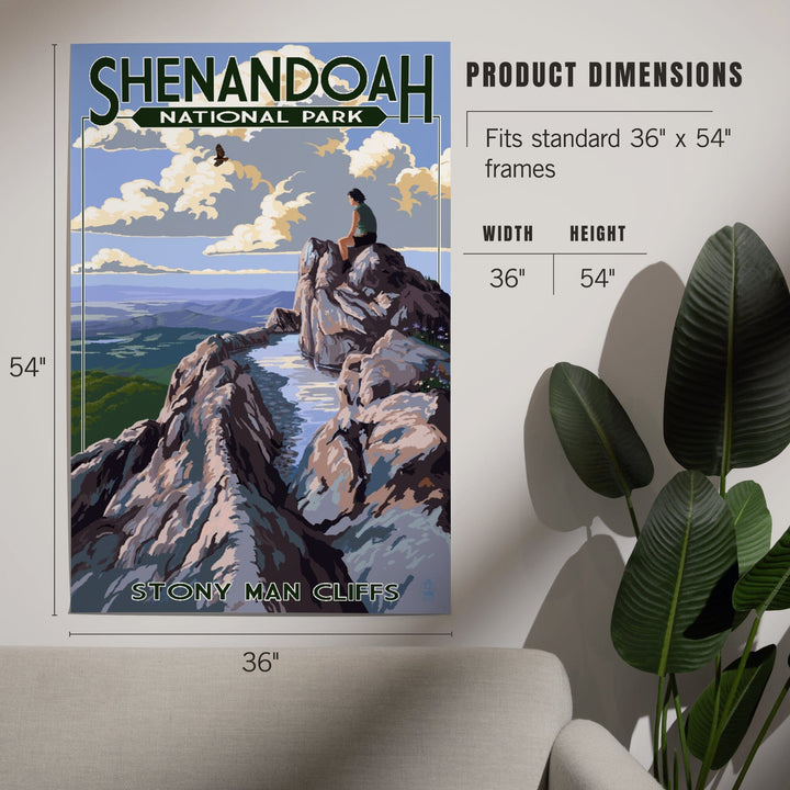 Shenandoah National Park, Virginia, Stony Man Cliffs View, Art & Giclee Prints Art Lantern Press