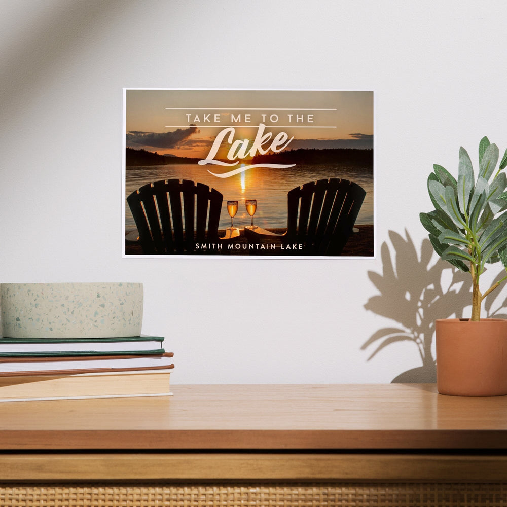 Smith Mountain Lake, Virginia, Take Me to the Lake, Sunset View, Art & Giclee Prints Art Lantern Press