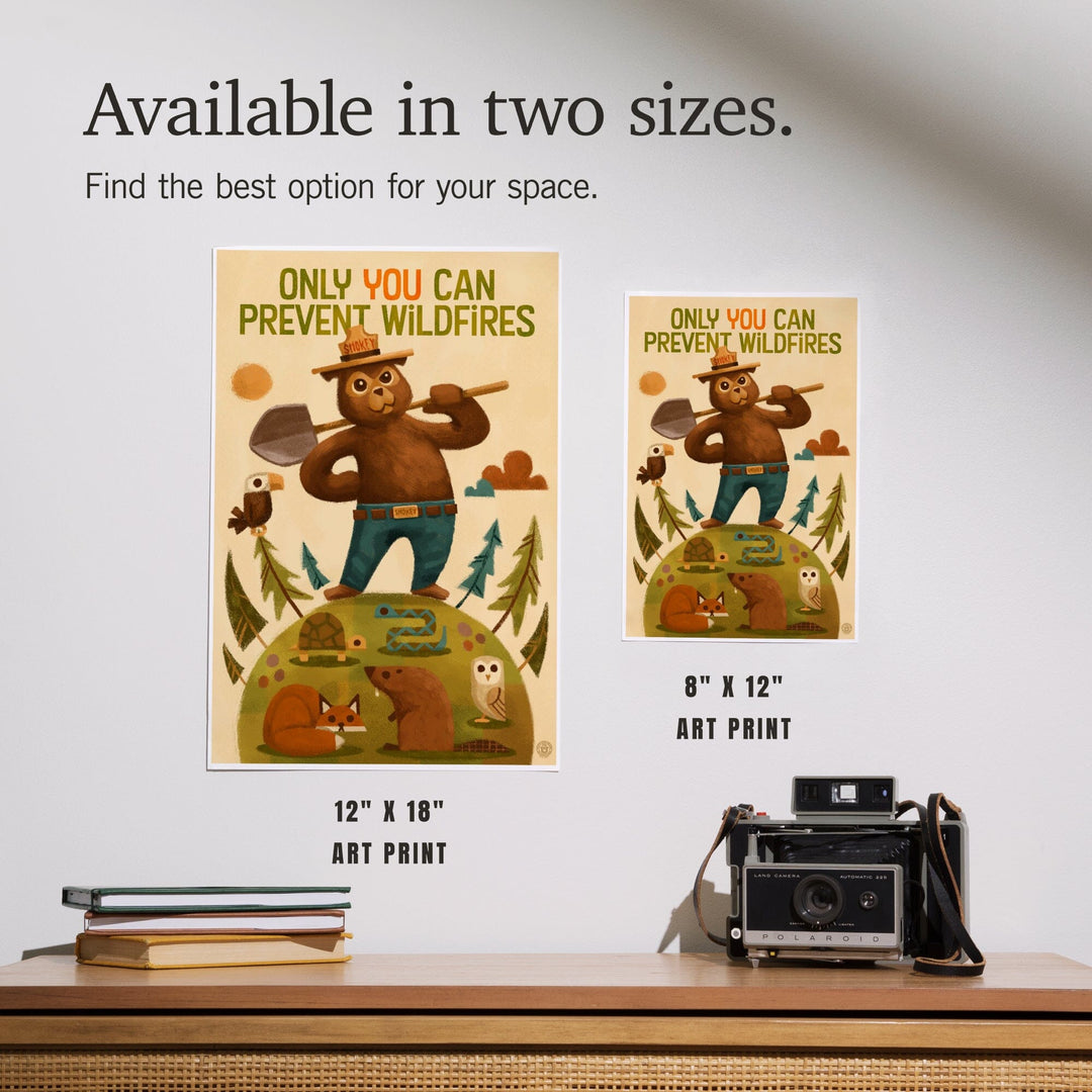 Smokey Bear and Friends, Officially Licensed, Art & Giclee Prints Art Lantern Press
