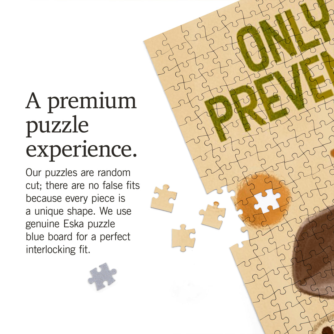 Smokey Bear and Friends, Officially Licensed, Jigsaw Puzzle Puzzle Lantern Press