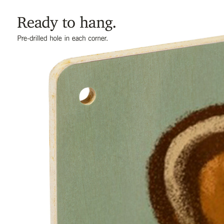 Smokey Bear and Squirrel, Lantern Press Artwork, Wood Signs and Postcards Wood Lantern Press