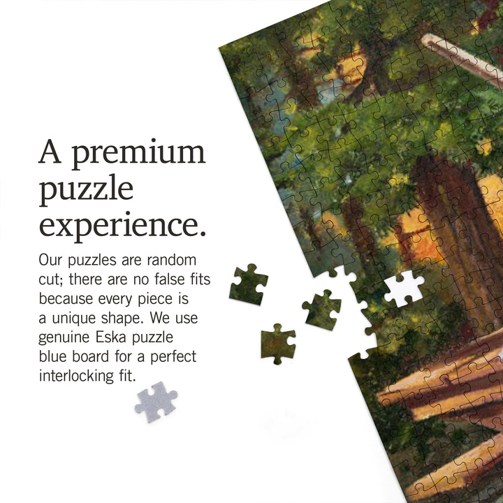 Smokey Bear, Extinguishing Left Campfire, Officially Licensed Vintage Poster, Jigsaw Puzzle Puzzle Lantern Press