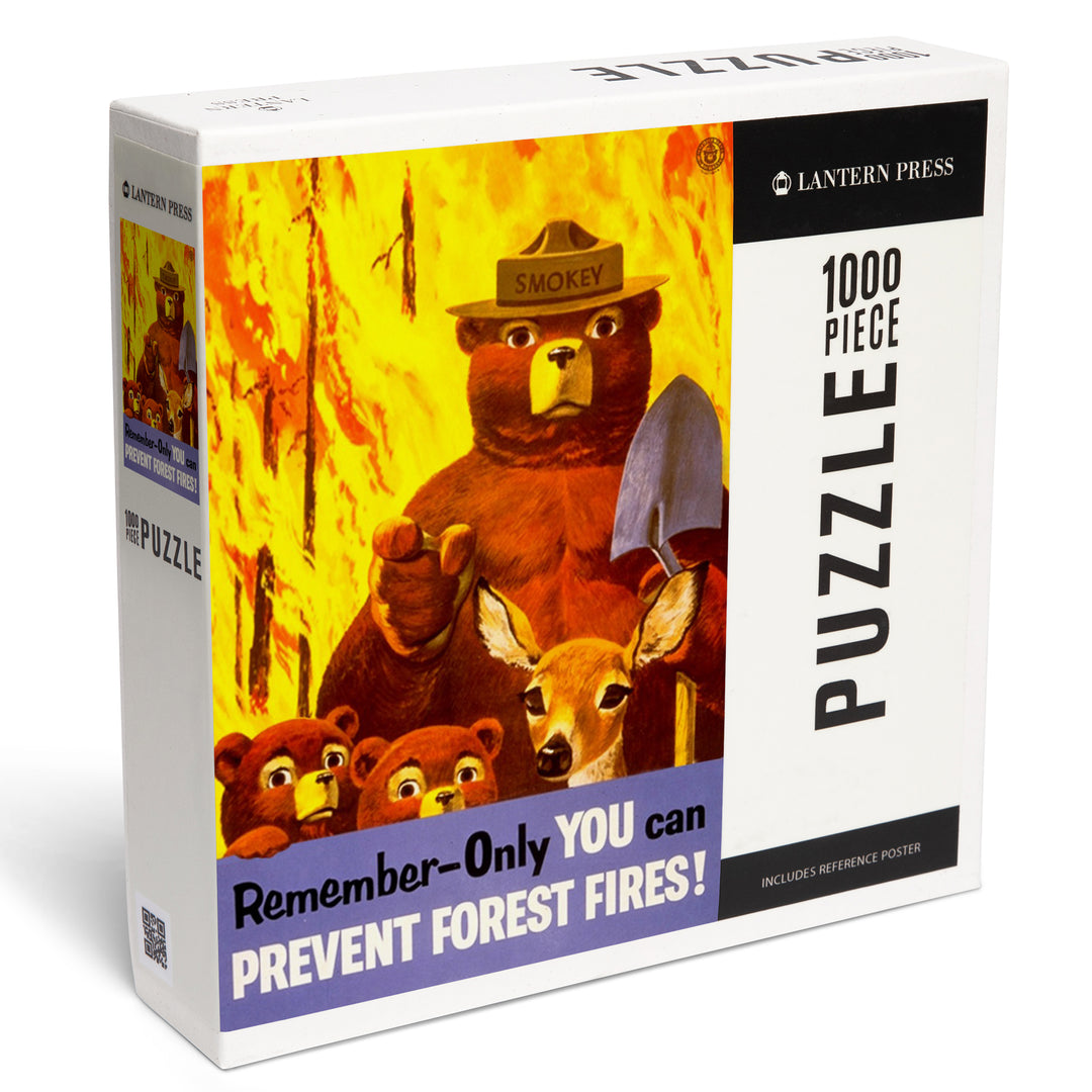 Smokey Bear, Remember, Officially Licensed Vintage Poster, Jigsaw Puzzle Puzzle Lantern Press