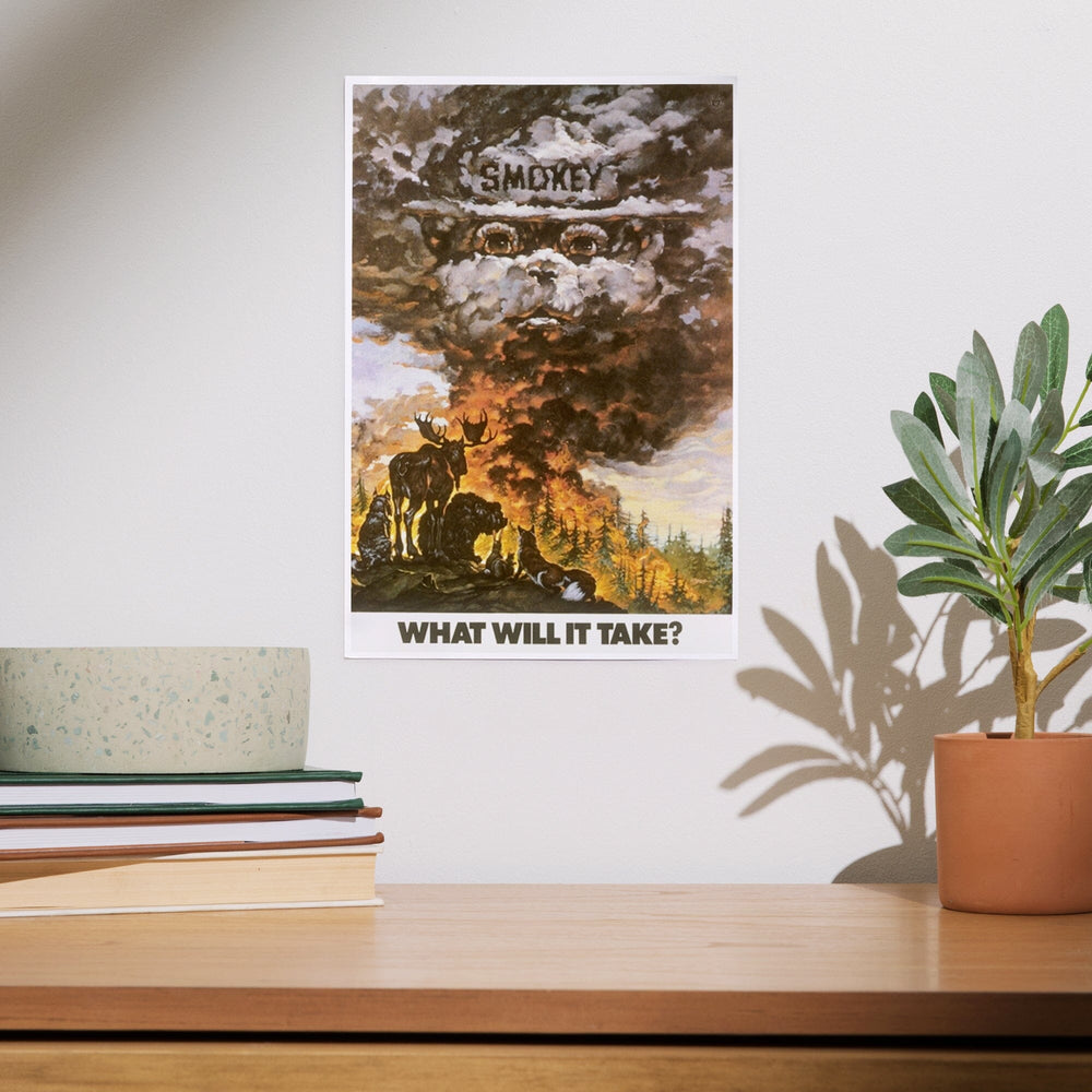Smokey Bear, Time it Took to Grow a Tree, Officially Licensed Vintage Poster, Art & Giclee Prints Art Lantern Press