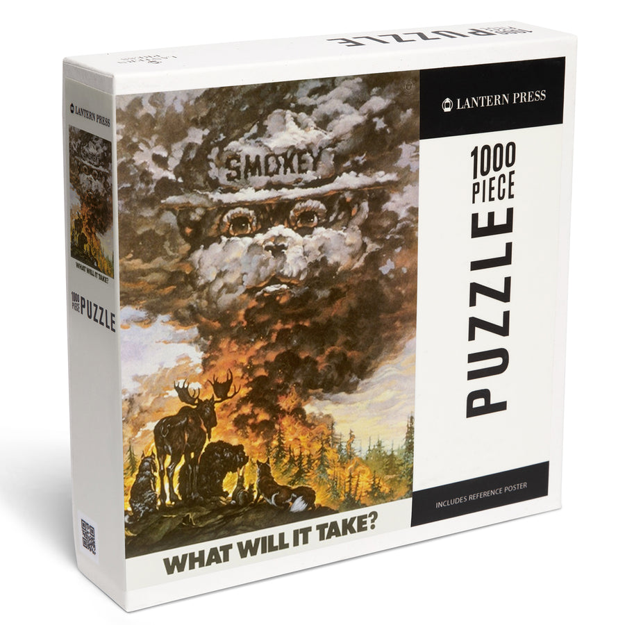 Smokey Bear, Time it Took to Grow a Tree, Officially Licensed Vintage Poster, Jigsaw Puzzle Puzzle Lantern Press